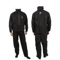 Conjunto Capa De Chuva Pioneira Combate Em Nylon Com Capuz