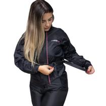 Conjunto capa de chuva pioneira storm nylon feminino mulher