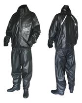 Conjunto Capa de Chuva PVC Impermeável Motoqueiro Plus Piracapas