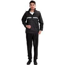 Conjunto Capa De Chuva Pvc Jaqueta e Calça Com Capuz E Viseira Refletiva Adulto Pesca Moto Bicicleta Bike em Poliéster Conjunto Capa De Chuva Pvc Jaqueta e Calça Com Capuz E Viseira Refletiva Adulto Pesca Moto Bicicleta Bike em Poliéster