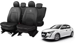 Conjunto Capa de Couro 208 2021-2024 Evita Danos e Líquidos no Carro Conjunto Capa de Couro 208 2021-2024 Evita Danos e Líquidos no Carro
