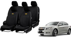 Conjunto Capa de Couro Banco Cruze 2013 a 2020 Reforçada