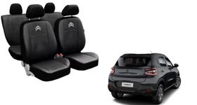 Conjunto Capa de Couro C3 Feel Pack 2021 a 2024 Anti Líquidos Conjunto Capa de Couro C3 Feel Pack 2021 a 2024 Anti Líquidos