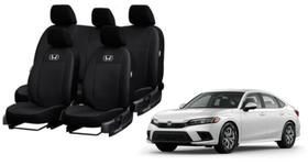 Conjunto Capa de Couro Civic 2020-2024 Protege Contra Rasgos e Sujeira