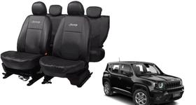 Conjunto Capa de Couro Premium Bancos Renegade 2020 a 2024 Conjunto Capa de Couro Premium Bancos Renegade 2020 a 2024