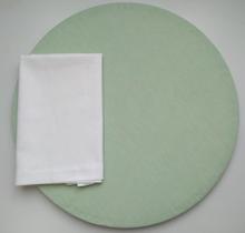 Conjunto Capa de Sousplat + Guardanapo de Tricoline 100% Algodão 4 Un.