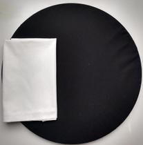 Conjunto Capa de Sousplat + Guardanapo de Tricoline 100% Algodão 4 Un.