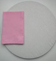 Conjunto Capa de Sousplat + Guardanapo de Tricoline 100% Algodão 6 Un.