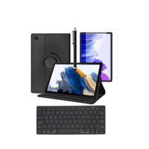 Conjunto Capa Giratória + Teclado + Película + Mini Caneta Para Tablet A9 8.7 Polegadas
