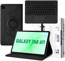 Conjunto Capa Protetora Compatível com Samsung Galaxy Tab A11 e Tab A9 8.7 Polegadas Teclado Slim com Mouse Touchpad Aco
