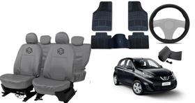 Conjunto Capas Cinza March 09-14 + Tapete e Volante