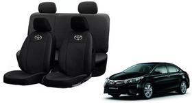 Conjunto Capas Corolla 13-21 Couro Proteção Sujeira e Derrames