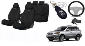 Conjunto Capas Luxo Personalizado Santa Fé 00-12 +(Capa Volante) + Chaveiro Conjunto Capas Luxo Personalizado Santa Fé 00-12 +(Capa Volante) + Chaveiro