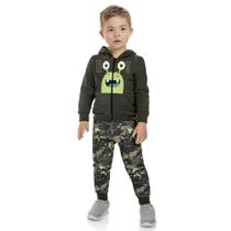 Conjunto Capuz Infantil Moletinho Mostrinho Marlan Conjunto Capuz Infantil Moletinho Mostrinho Marlan