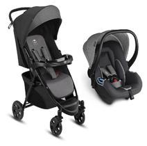 Conjunto Carrinho de Bebê Woya 0à15 kg Grey -CBX