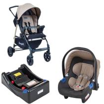 Conjunto Carrinho Ecco E Touring X Com Base - Bege