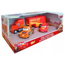 Conjunto - Carros Disney - Trio Aventura - McQueen Mate Mack - Toyng