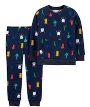 Conjunto Carter's moletom estampa monstrinho 18 meses Conjunto Carter's moletom estampa monstrinho 18 meses