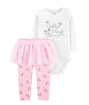Conjunto Carters Body e Legging com tutu