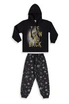 Conjunto Casaco + calça moletinho - The Moon and Back - Black