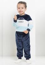 Conjunto Casaco + Calça Pelo Menino Inverno Lessa Kids B8920