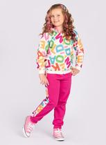 Conjunto Casaco Com Zíper E Calça Em Moletom MLK