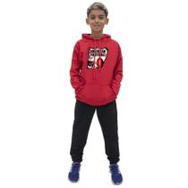 Conjunto Casaco de Frio Canguru Fechado e Calça Flanelada Com Bolsos Inverno Grosso Otima Qualidade