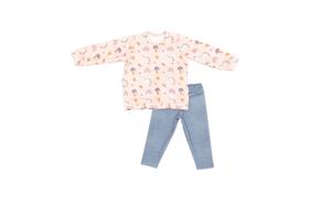 Conjunto casaco e calca arco iris unicornio 0636013 baby gut Conjunto casaco e calca arco iris unicornio 0636013 baby gut