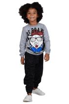 Conjunto Casaco e Calça Preta - Big Bless Conjunto Casaco e Calça Preta - Big Bless