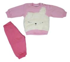 Conjunto casaco e calça