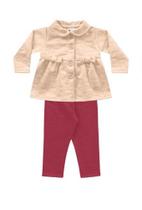 Conjunto Casaco e Legging Menina Bebê - (Ref: 8032) Kiko e kika