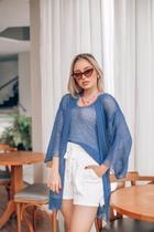 Conjunto casaco e regata