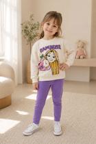 Conjunto Casaco Moletinho e Leg Princesa Rapunzel Bimbi Conjunto Casaco Moletinho e Leg Princesa Rapunzel Bimbi