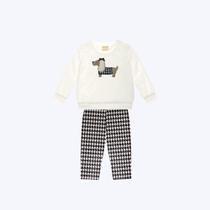Conjunto Casaco Pelinho E Calça Legging Bebê Menina Milon 2000854 Offwhite Conjunto Casaco Pelinho E Calça Legging Bebê Menina Milon 2000854 Offwhite