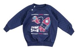 Conjunto Casaco raglan moletom com mangas infantil bebê Ralakids