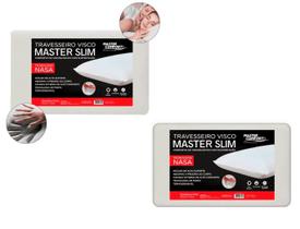 Conjunto Casal 2 Travesseiros Nasa 3D Viscoelástico