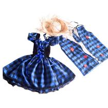 Conjunto casal caipira colete gravata vestido acompanha chapéu azul xadrex Conjunto casal caipira colete gravata vestido acompanha chapéu azul xadrex