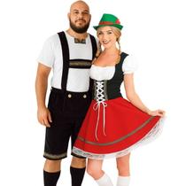 Conjunto casal Frida e Fritz Alema tradicional e shorts suspensorio adulto Conjunto casal Frida e Fritz Alema tradicional e shorts suspensorio adulto