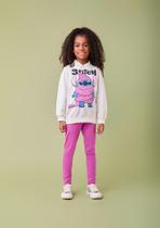 Conjunto Casaso e Legging Stitch Cachicol Strass Momi