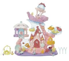 Conjunto - Castelo da Bebe Sereia - Sylvanian Families EPOCH MAGIA