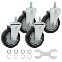 Conjunto Caster Wheels Finnhomy Swivel de 4 polegadas com capacidade de 4 100 kg Conjunto Caster Wheels Finnhomy Swivel de 4 polegadas com capacidade de 4 100 kg