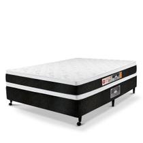 Conjunto Castor Black White D45 Air Double Face Casal 138x188x67cm Conjunto Castor Black White D45 Air Double Face Casal 138x188x67cm