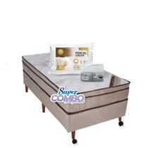 Conjunto Castor Revolution Tecnopedic Solteiro 88x188x70cm - Super Combo Feito Pra Você!