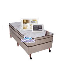 Conjunto Castor Revolution Tecnopedic Solteiro Americano 96x203x70cm - Super Combo Feito Pra Você!