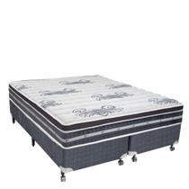 Conjunto Castor Silver Star Híbrido Air One Face King Size 193x203x72cm Conjunto Castor Silver Star Híbrido Air One Face King Size 193x203x72cm