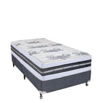 Conjunto Castor Silver Star Tecnopedic DOUBLE Solteiro 88x188x74cm Conjunto Castor Silver Star Tecnopedic DOUBLE Solteiro 88x188x74cm