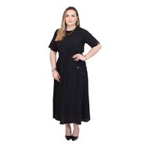 Conjunto Casual Blusa Manga Curta + Saia Longa Mavie