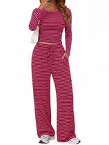 Conjunto Casual de 2 Peças Trendy Queen com Bolsos Conjunto Casual de 2 Peças Trendy Queen com Bolsos