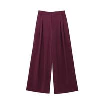 Conjunto Casual Feminino De Primavera Com Jaqueta Solta De Dupla Abertura E Calças De Cintura Alta