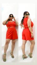 Conjunto casual vermelho Conjunto casual vermelho